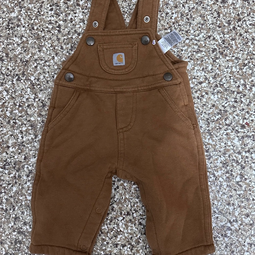 Carhartt Brown baby overalls